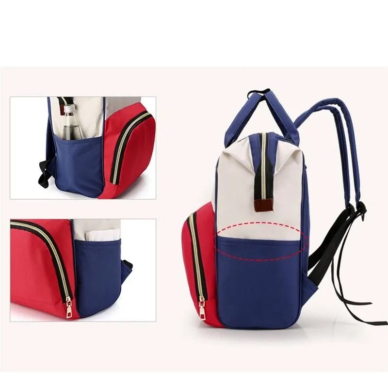 Waterproof Large Capacity Diaper Bag Backpack For Moms And Baby Travel 4