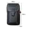 PU Leather Mens Belt Bag Travel Waist Pack With Phone Pouch 2