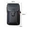 PU Leather Mens Belt Bag Travel Waist Pack With Phone Pouch 2