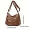 Vintage PU Crossbody Bag Retro Multi Layer Messenger Handbag 10