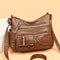 Vintage PU Crossbody Bag Retro Multi Layer Messenger Handbag 11