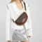 Chic Retro Saddle Bag Faux Leather Messenger Shoulder Handbag 5