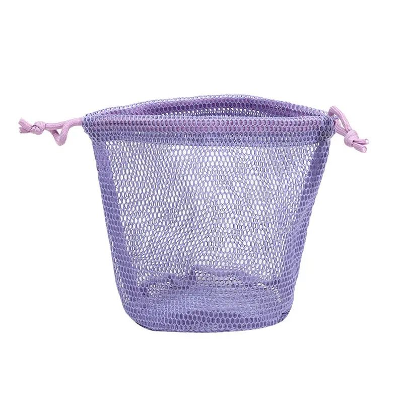 Nylon Mesh Drawstring Pouch Multi Purpose Travel Organizer Bag 2