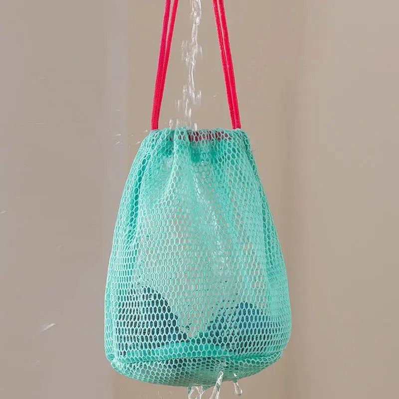 Nylon Mesh Drawstring Pouch Multi Purpose Travel Organizer Bag 8