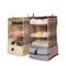 Hanging Wardrobe Organizer Travel Clothing Compression Storage Bag 0