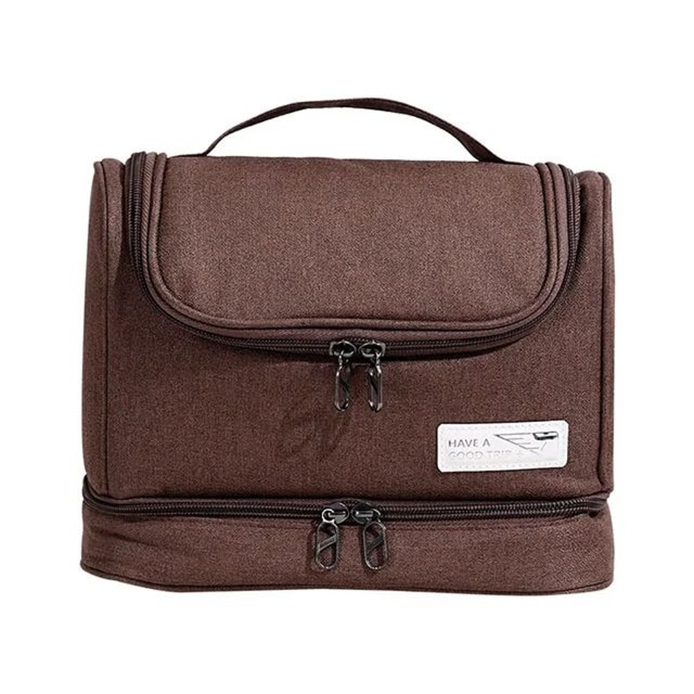 Oxford Dry Wet Hanging Makeup Bag Travel Toiletry Organizer 7