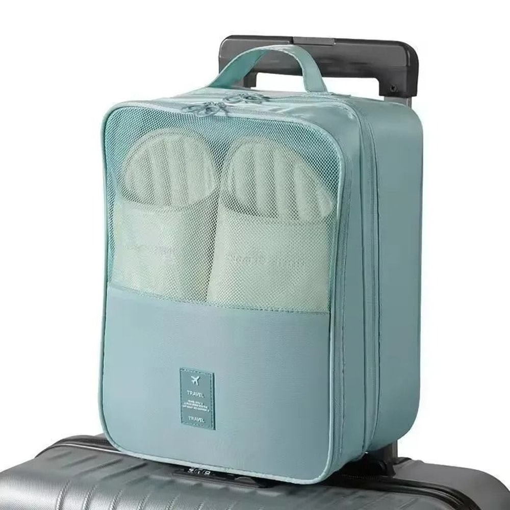 Portable Waterproof 3 Layer Shoe Storage Organizer For Travel 7