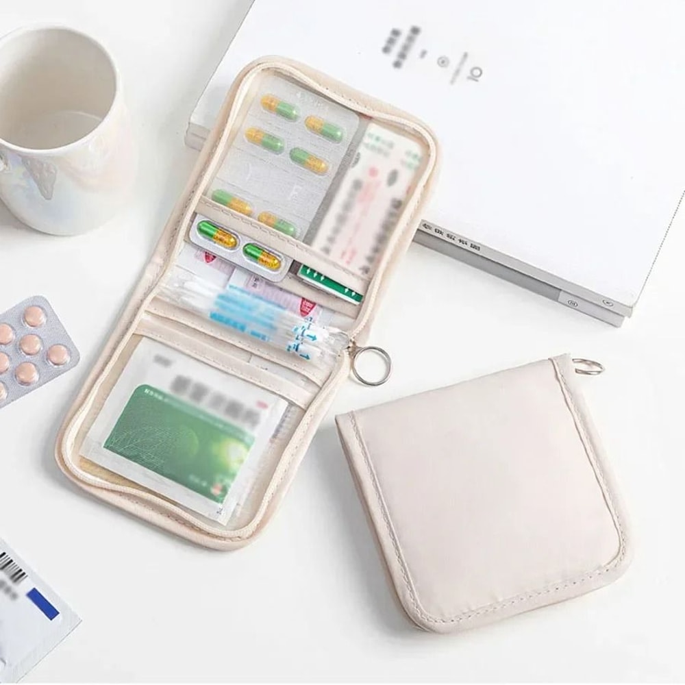 Mini Medical Pouch Portable Foldable First Aid Storage Bag 8