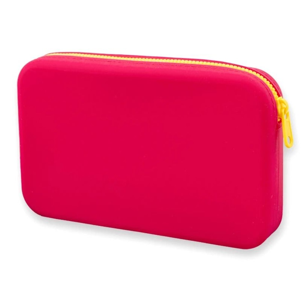 Square Silicone Cosmetic Storage Bag Large Capacity Waterproof Makeup Organizer 1