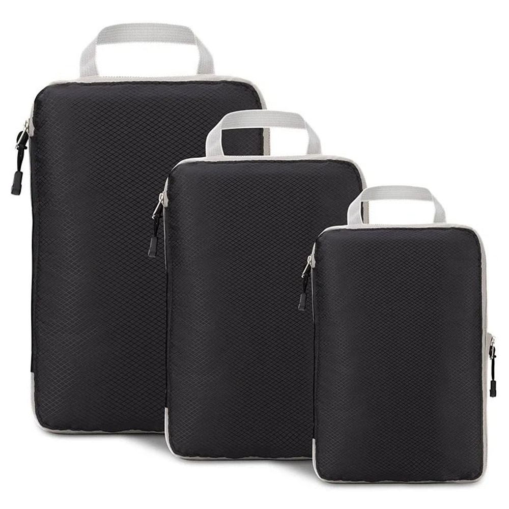 Compressible Packing Cubes Foldable Waterproof Travel Luggage Organizer 14
