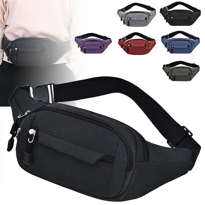 Multifunctional Large Capacity Waist Bag Anti Splash Wear Resistant Belt Pouch 0
