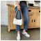 Retro PU Leather Womens Underarm Shoulder Handbag Casual Top Handle Bag 0