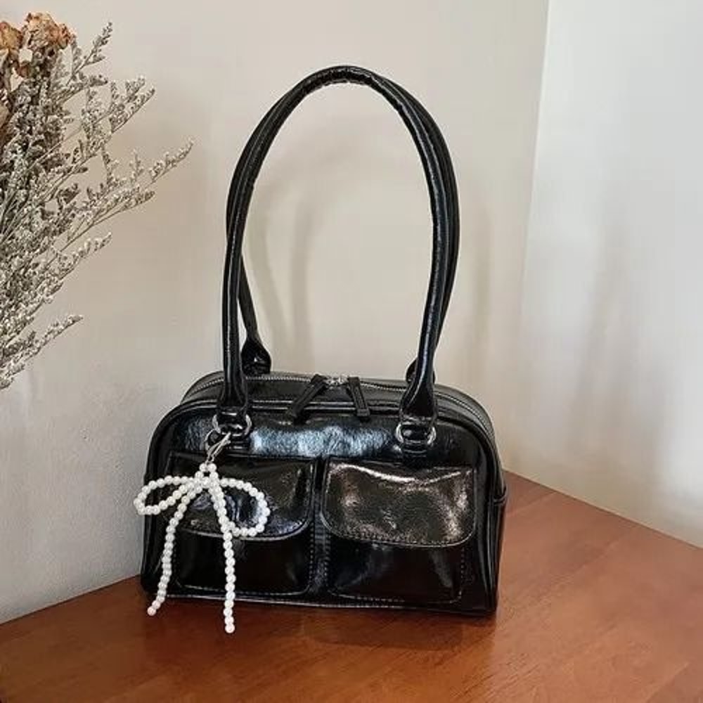 Vintage PU Leather Womens Shoulder Tote Bag Large Business Commute Handbag 5