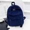 Corduroy Womens Backpack Fashion College School Travel Bag 2