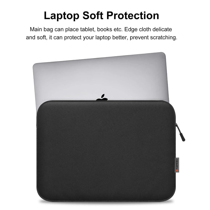 HAWEEL Laptop Sleeve Briefcase Zipper Protective Laptop Carrying Case 5