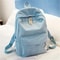 Corduroy School Backpack Anti Theft Casual Campus Bag For Teens 5