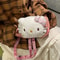 Hello Kitty Plush Crossbody Bag Kawaii Bow Shoulder Purse 3