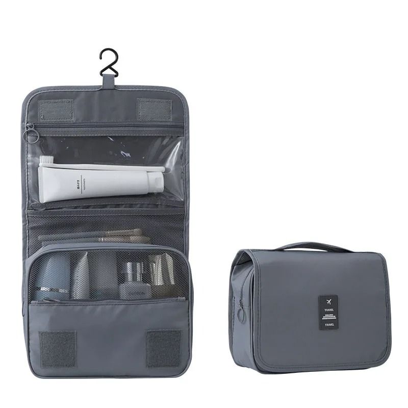 Large Capacity Travel Makeup Organizer Waterproof Toiletry Bag 4