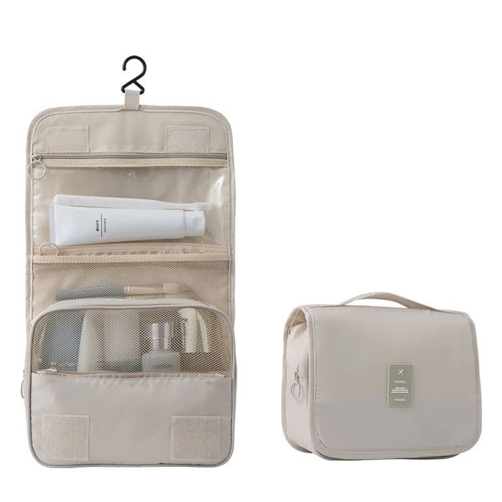 Large Capacity Travel Makeup Organizer Waterproof Toiletry Bag 1