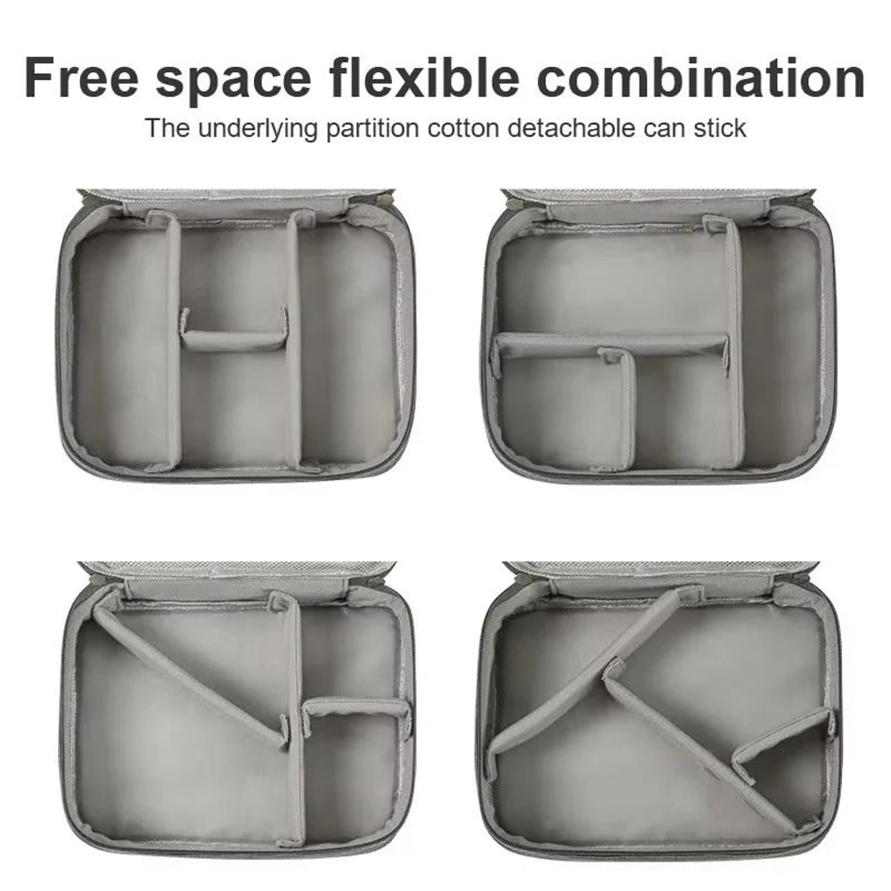 Portable Travel Cable Organizer Waterproof Electronic Accessories Storage Bag 9