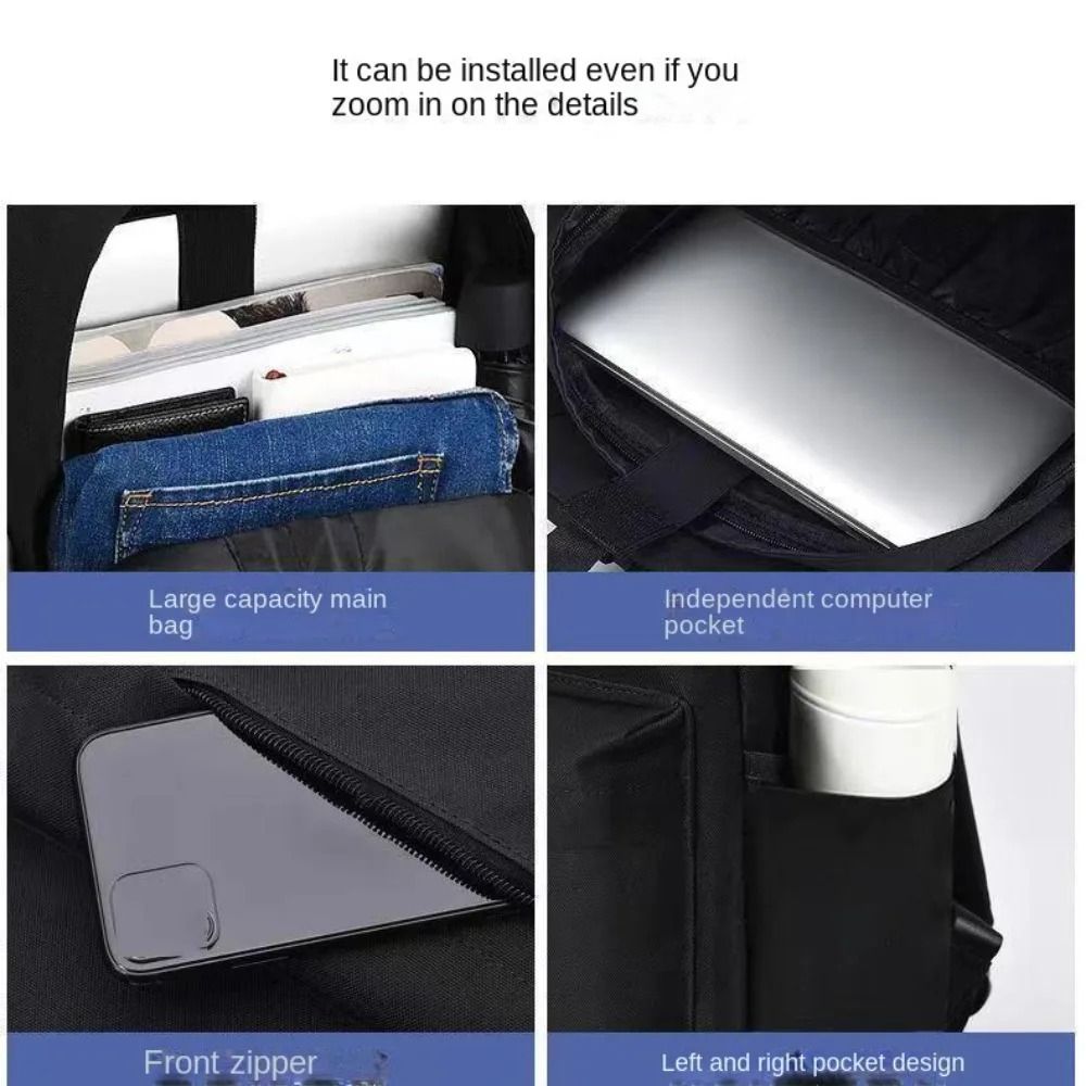 Minimalist Large Capacity Student Laptop Travel Backpack 11
