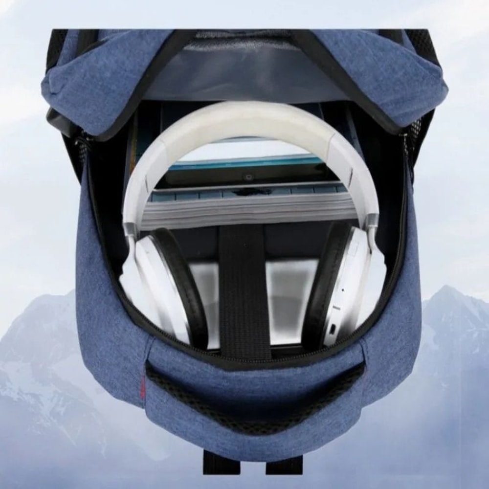 Waterproof USB Charging Large Capacity Laptop Travel Backpack 6