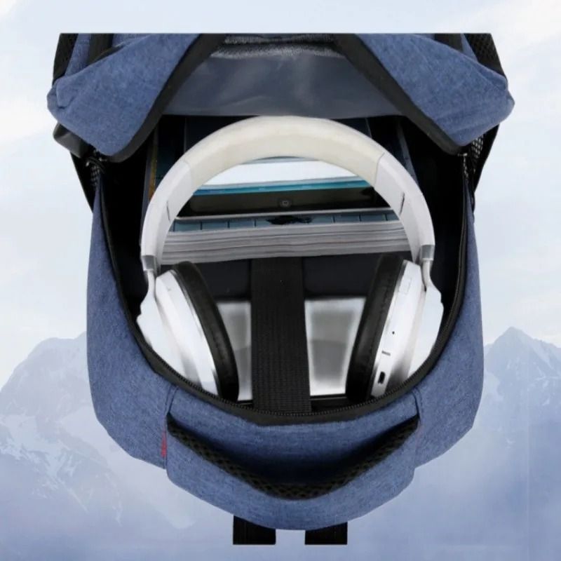 Waterproof USB Charging Large Capacity Laptop Travel Backpack 6