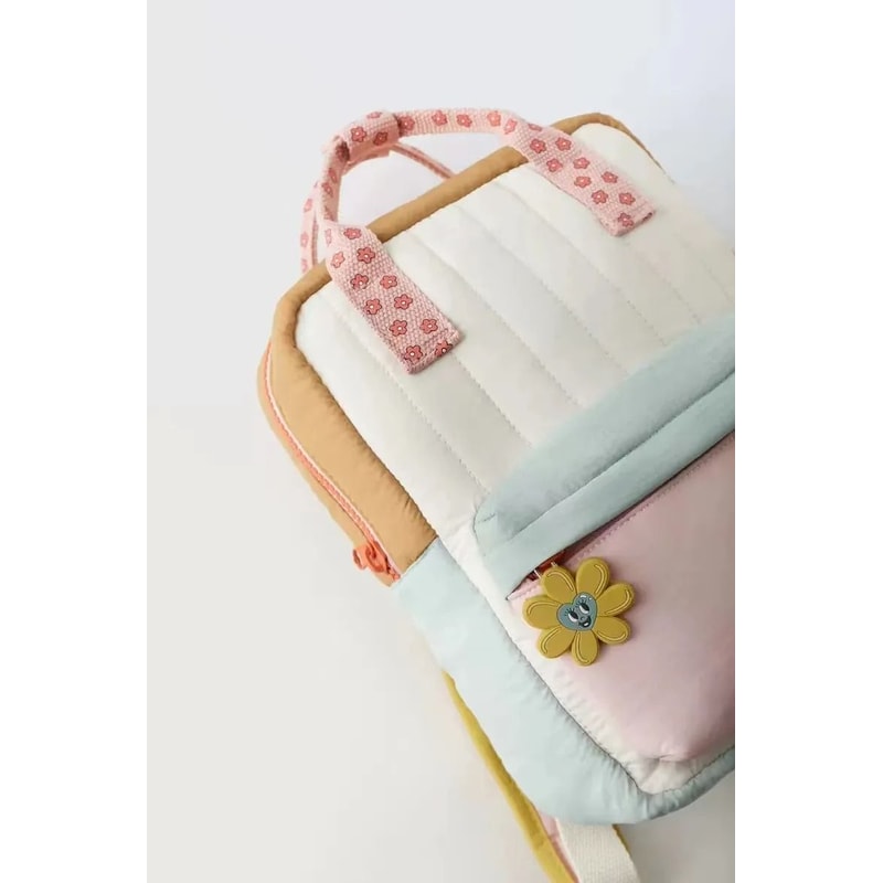 SunnyBloom Kids School Backpack Lightweight Childrens Backpack With Sunflower Charm 1