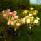 GlowBloom Solar Flower Garden Lights Camellia Outdoor Landscape Path Decor 0
