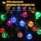 BubbleGlow Solar Bubble String Lights Outdoor Garden Decorative Party Lights 3