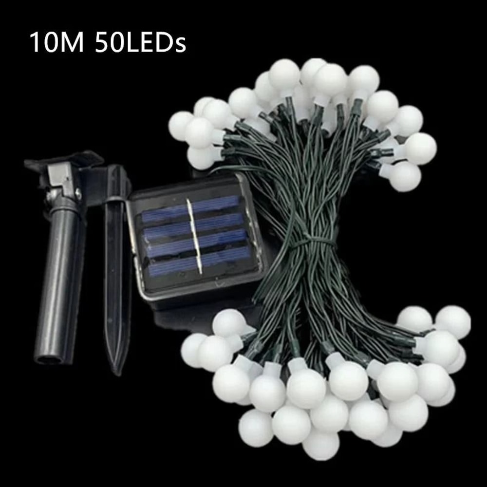 GlowSphere Solar LED Fairy Lights 10M Outdoor Garden Ball String Lights 4