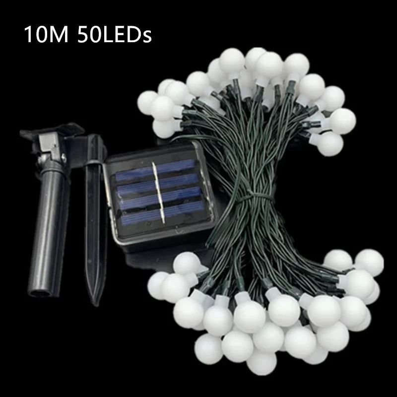 GlowSphere Solar LED Fairy Lights 10M Outdoor Garden Ball String Lights 4