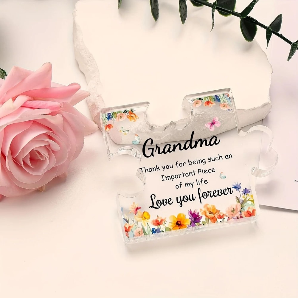 LovePiece Acrylic Grandma Puzzle Plaque Meaningful Gift For Grandma 2