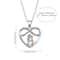 EndlessLove Grandma Granddaughter Necklace Zirconia Heart Pendant Gift 2