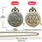 Timeless Heritage Vintage Pocket Watch With Chain Quartz Retro Pendant 6