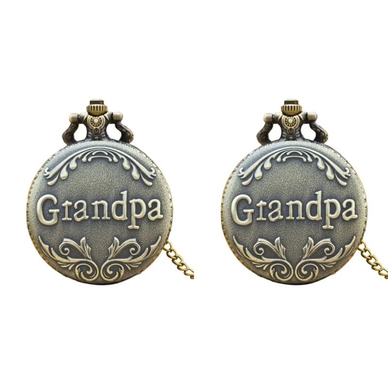 Timeless Heritage Vintage Pocket Watch With Chain Quartz Retro Pendant 2