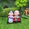 SweetBond Grandma Grandpa Mini Figurines Fairy Garden Couple Ornament 8