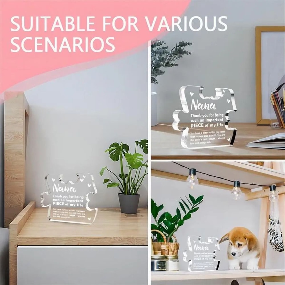 HeartTouch Nana Gift Keepsake Decorative Plaque For Grandma 6