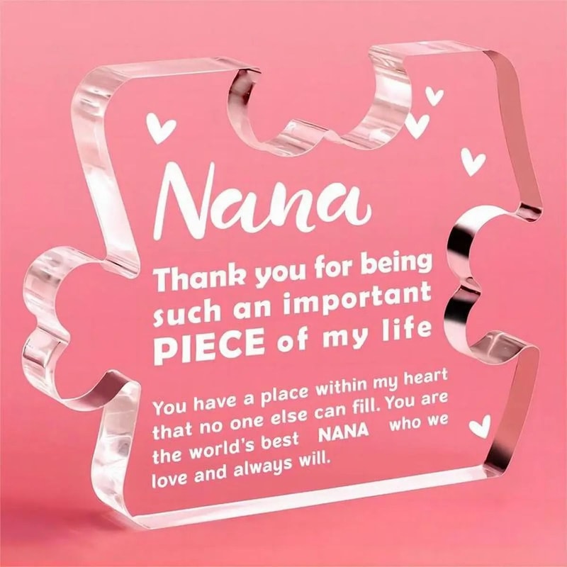 HeartTouch Nana Gift Keepsake Decorative Plaque For Grandma 0