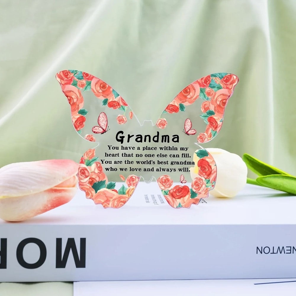 ButterflyBloom Grandma Keepsake Decor Meaningful Butterfly Gift For Grandma 4