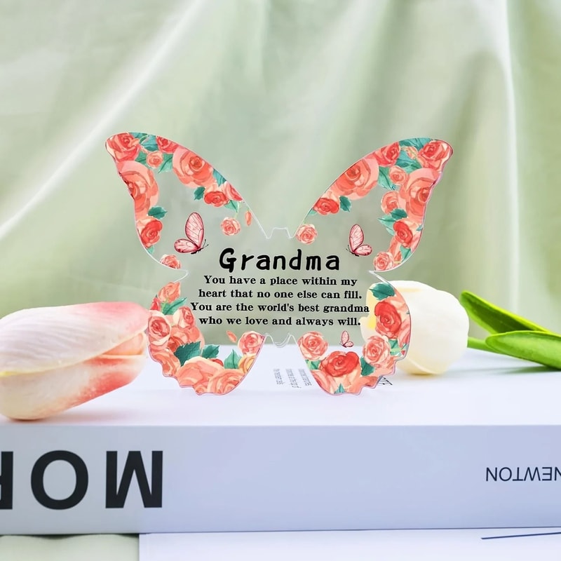 ButterflyBloom Grandma Keepsake Decor Meaningful Butterfly Gift For Grandma 4