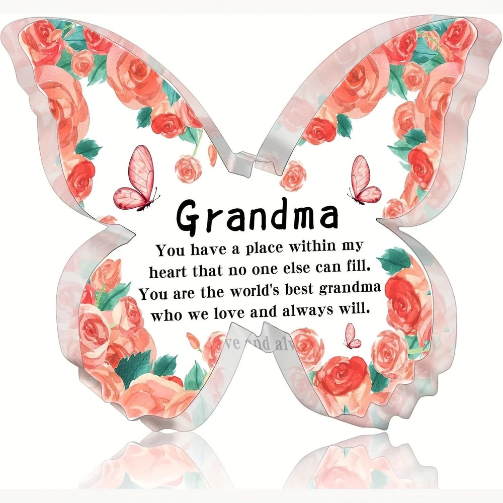 ButterflyBloom Grandma Keepsake Decor Meaningful Butterfly Gift For Grandma 0