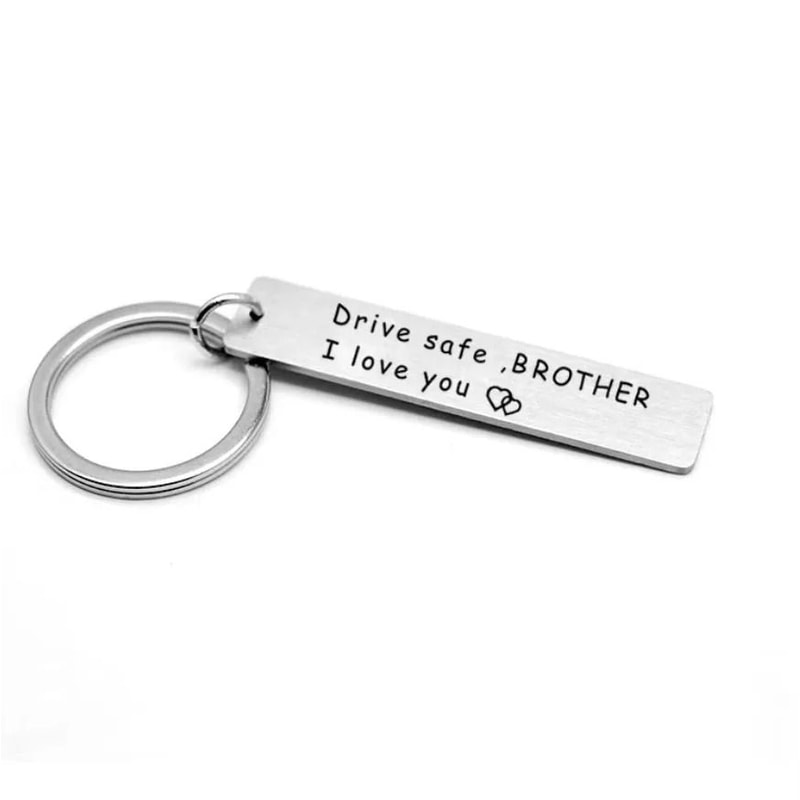 GuardianWing Drive Safe Keychain Angel Wing Pendant Gift For Dad And Loved Ones 7