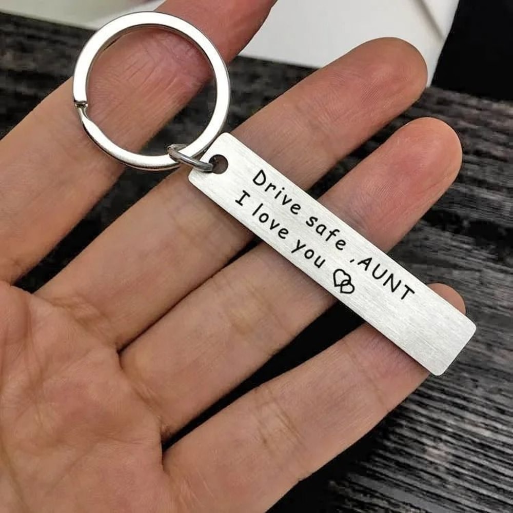 GuardianWing Drive Safe Keychain Angel Wing Pendant Gift For Dad And Loved Ones 10