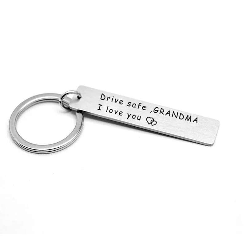 GuardianWing Drive Safe Keychain Angel Wing Pendant Gift For Dad And Loved Ones 2