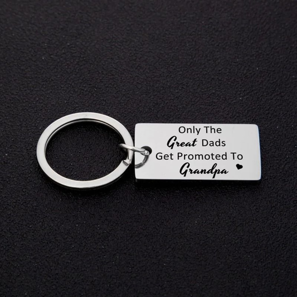 Grandparent Promotion Keychain Soon To Be Grandma And Grandpa Gift 6