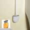 CleanReach Silicone Toilet Brush Wall Mounted Long Handle Bathroom Cleaner 9