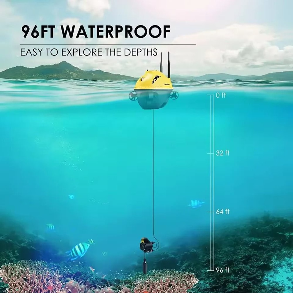 Chasing F1 Pro Underwater Drone With 4K Camera Professional ROV Explorer 5