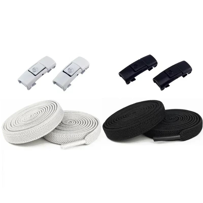 FlexLock No Tie Elastic Shoelaces With Secure Press Lock For Sneakers 20