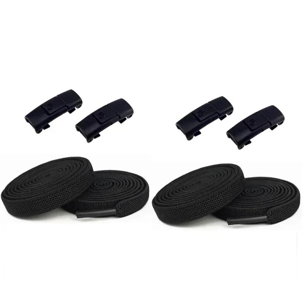 FlexLock No Tie Elastic Shoelaces With Secure Press Lock For Sneakers 19